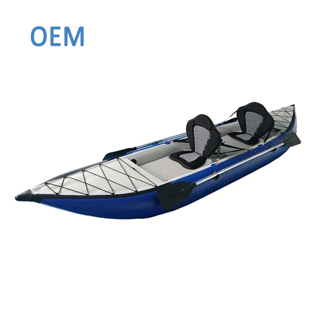 

Inflatable Colorful Pvc Kayak Portable Sport Pedal Drive Kayak