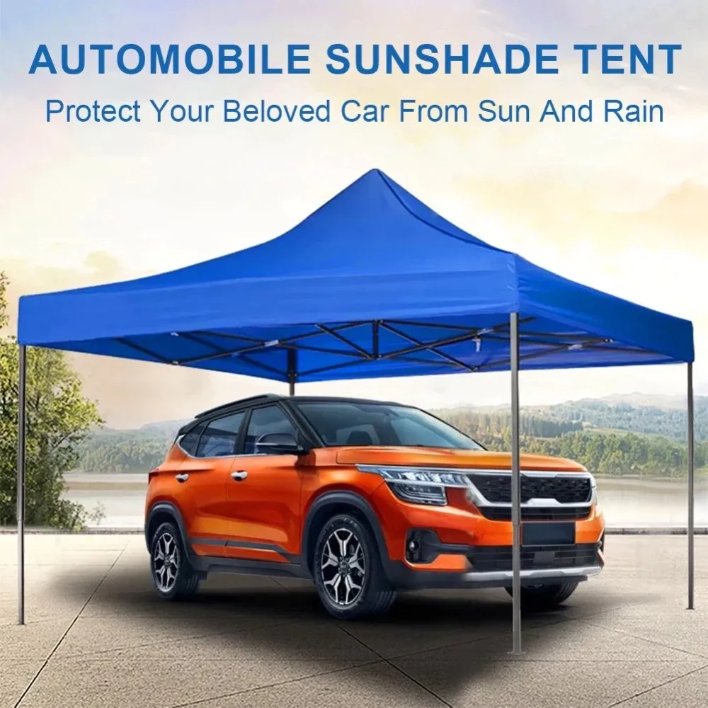 Cubierta Superior para Gazebo de Tela Oxford 420D, Impermeable, Bloqueadora de Sol, Toldo Reforzado con Esquinas Gruesas, Plegable, Tela de Protección Solar