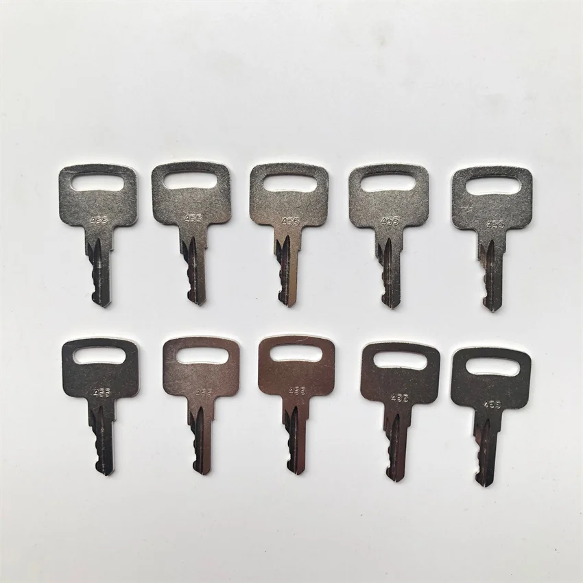 

10PCS 455 Key for Ronis ELI80-0100 Bobcat Genie Vermeer Skyjack Snorkel Upright Terex