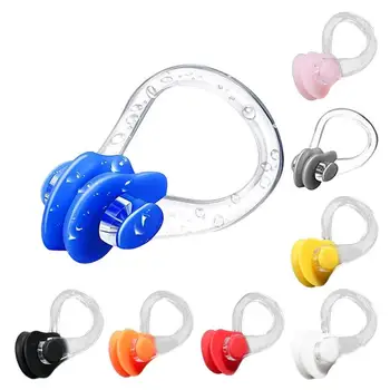 ซิลิโคนว่ายน้ําคลิปจมูกสบายดําน้ําว่ายน้ําคลิปจมูกสําหรับผู้ใหญ่เด็กว่ายน้ําเกียร์ร้อน 2024