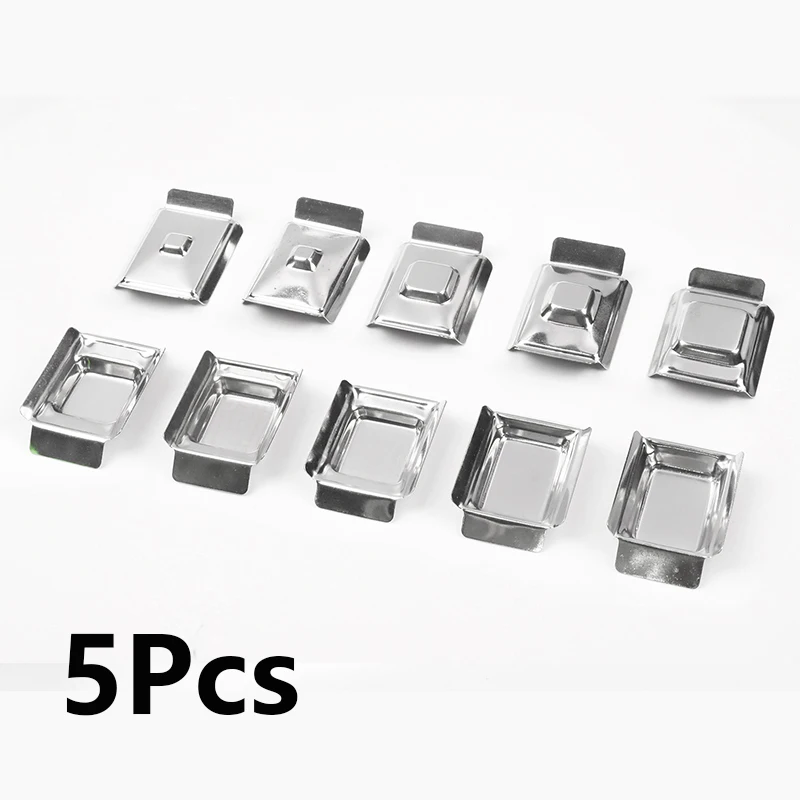 Stainless Steel Embedding Bottom Mold Embedding Frame Embedding Box Bottom Mold/paraffin Section Embedding Mold ,5pcs