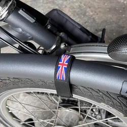 Bicycle Fixation Frame Wheel Fixed Strap For Brompton Folding Bike Binding Belt Hook Loop Cycling Bike Pants Straps