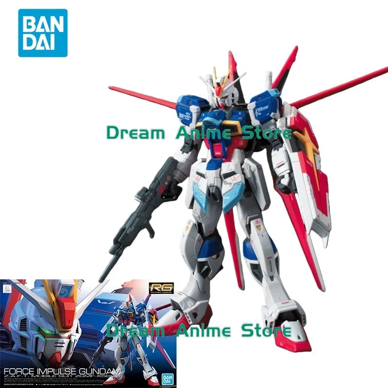 

Оригинальная сборная модель Bandai GUNDAM RG 1/144 Anime FORCE IMPULSE GUNDAM, коллекционные игрушки, подарки для детей