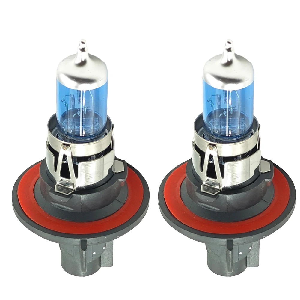 

2pcs Headlight Bulbs 9008 Headlight Bulbs Adverse Weather Conditions Bright Halogen Bulbs For Vehicles 4000LM Brightness