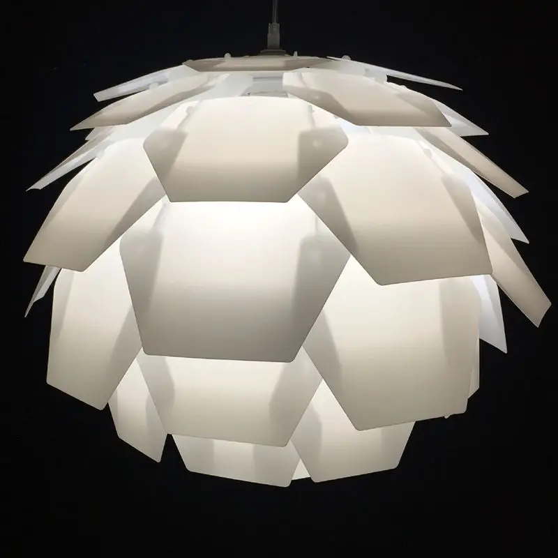 DIY Jigsaw Puzzle Toy Lamp Shade Ceiling Lamp Shade Plastic Self DIY Assembled Puzzle Light Pendant Fixture Home Decoration