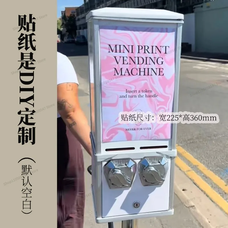 FOR TATTOO VENDING MACHINE KV25 Tattoo Sticker Vending Machine, Twist Card Machine, Coin Slot Machine