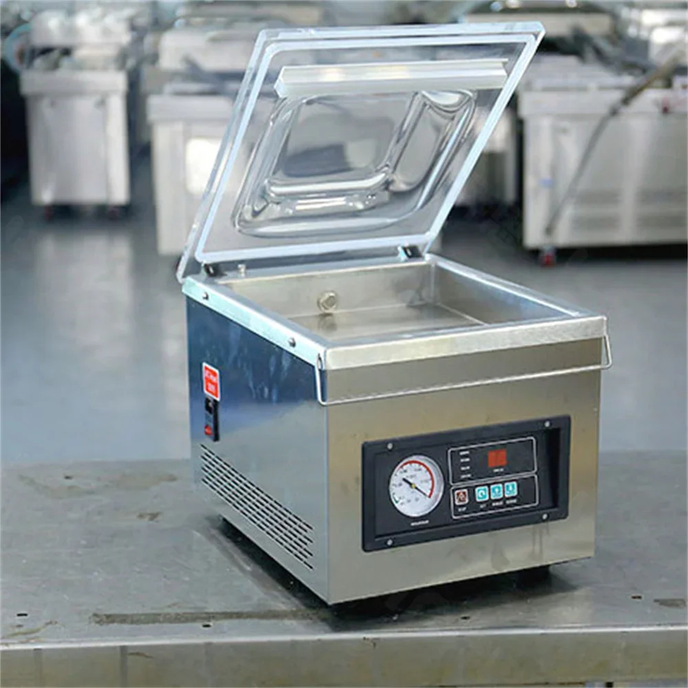 DZ-260 High Quality Tabletop Vacuum Packager Food Vacuum Single Chamber Sealer Vacuum Packaging Machine For Food Packing