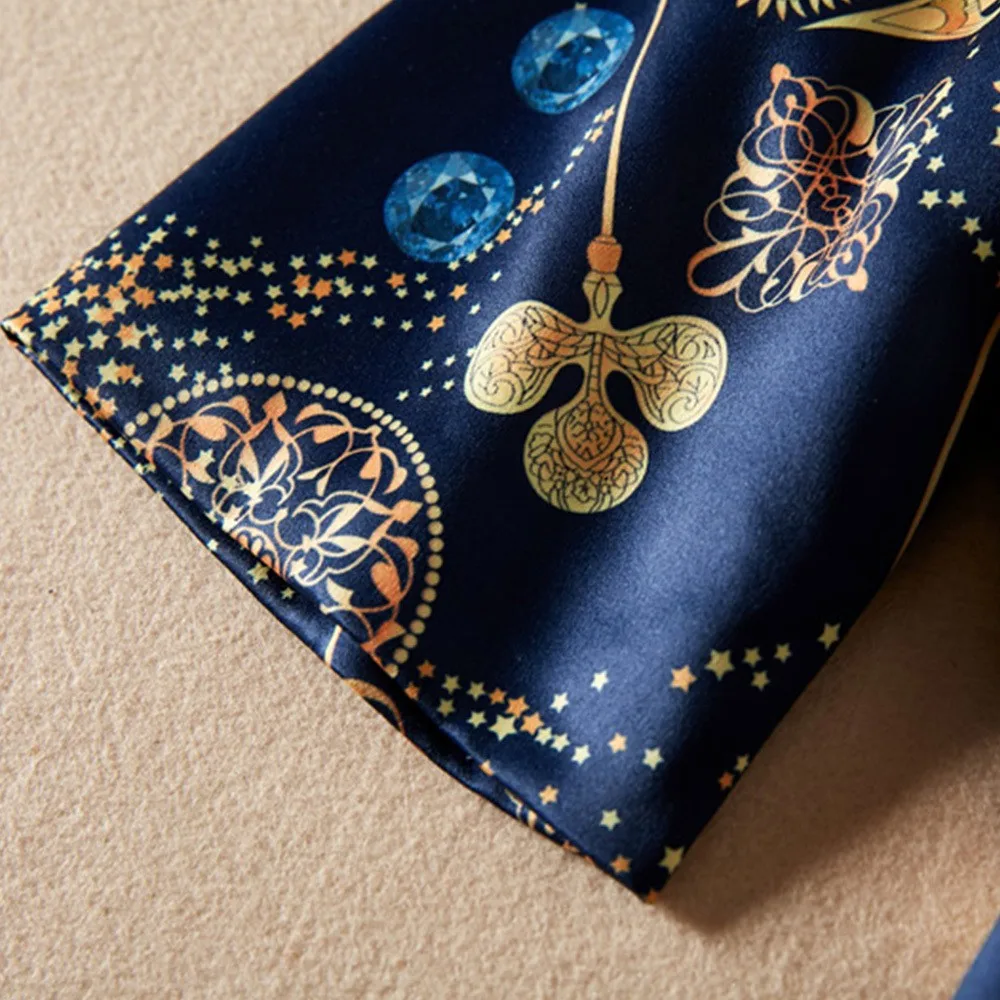 Ele ort Sve Falda midi Dr Slim Fit con estampado floral Primavera Verano Nuevo Sle Faionable Mujer Dr Poliéster Nylon...