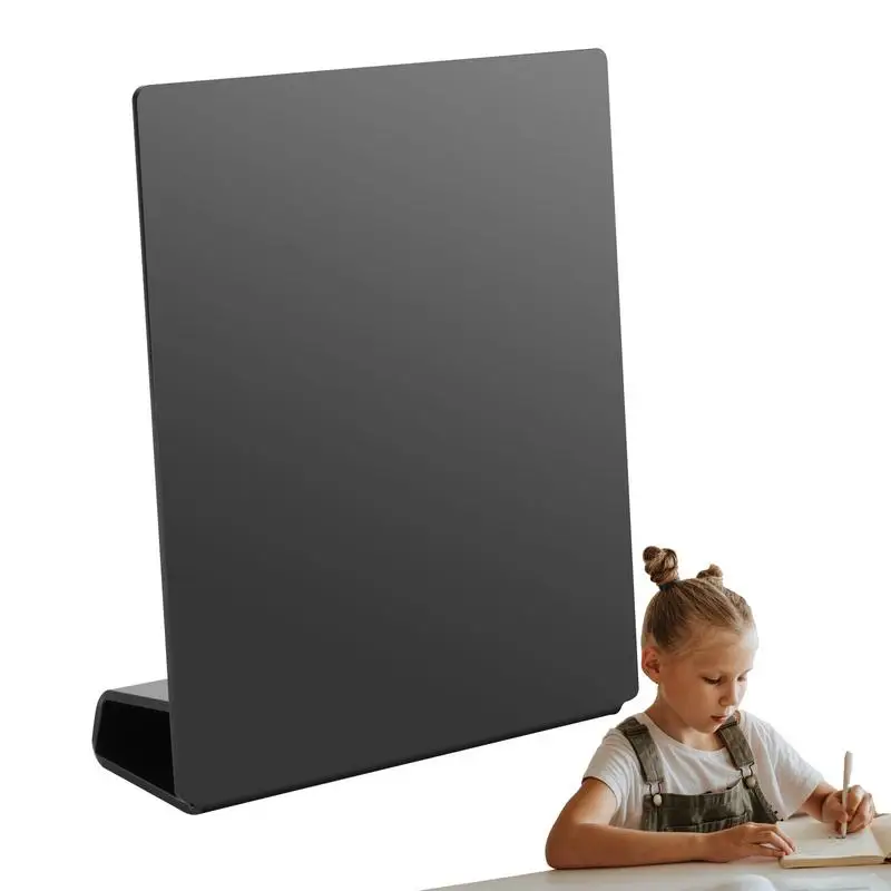 

Black Acrylic Dry Erase Board Reusable Erasable To Do List Acrylic Planner Board With Stand Organizer Planning Boards For Memos