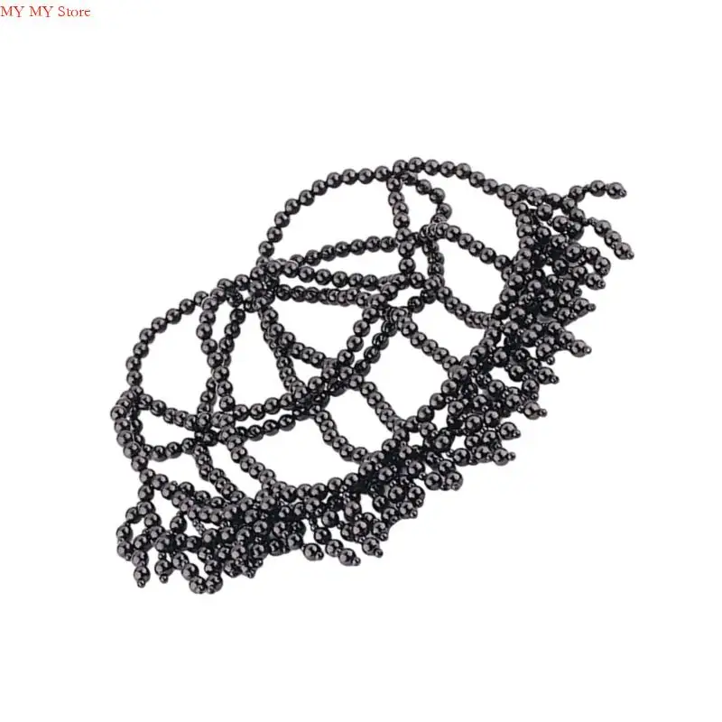 N1HE Sophisticated Pearls Bridal Hat Romantics Celebration Headpiece Elegant Headwear for Dance Parties and Celebration Event