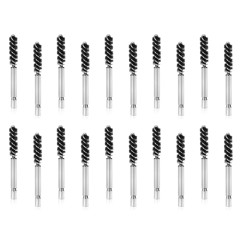 

Golf Clubs Head Hosel Brush Golf Club Brush Wire Brush Cleaning Tool Electric Drill Wire Brush For Iron And Wood,20Pcs