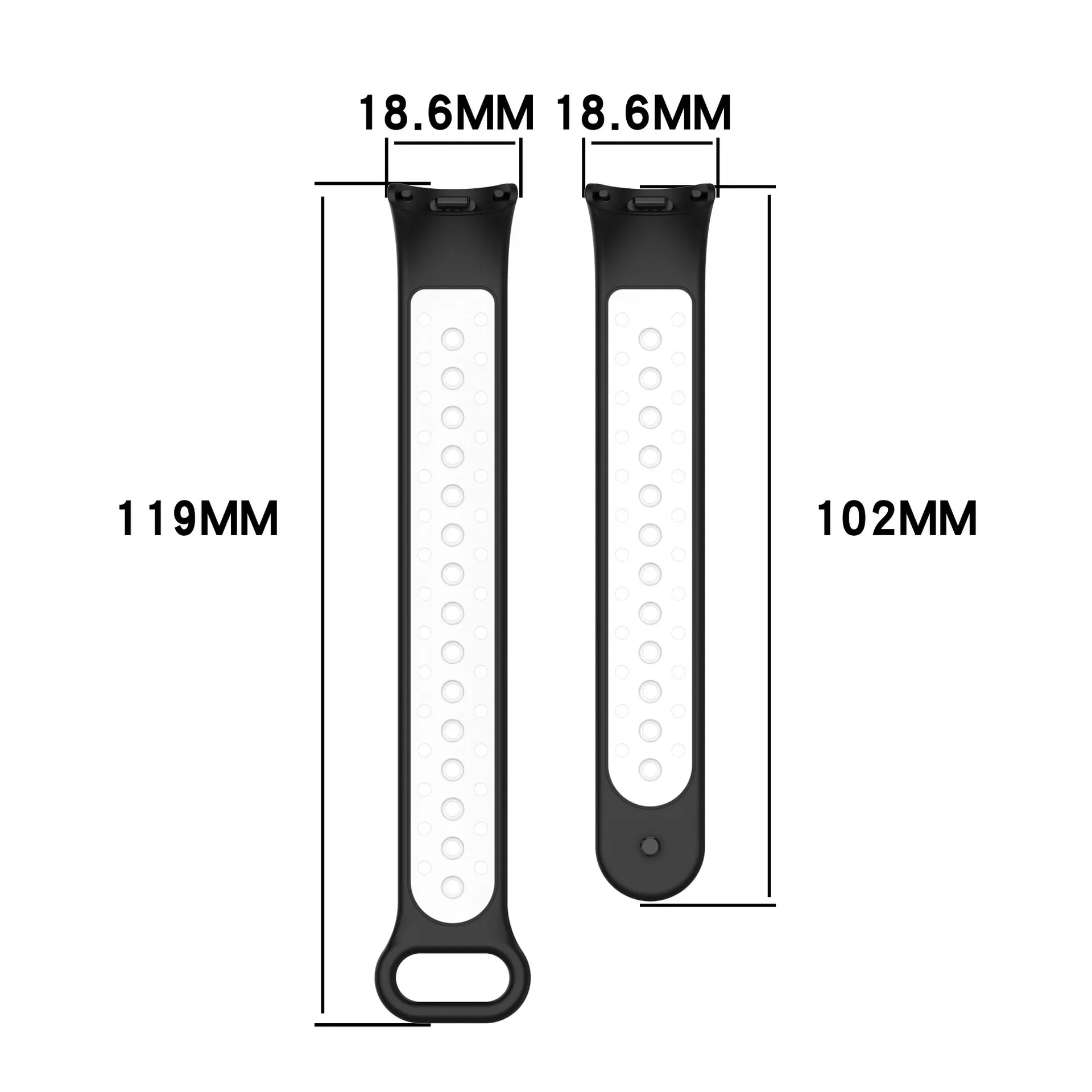 الأشرطة الرياضية لـ Mi Band 10 9 8 NFC miband 10 ملحقات ساعة ذكية استبدال المعصم حزام كوريا لسوار Xiaomi Mi band9