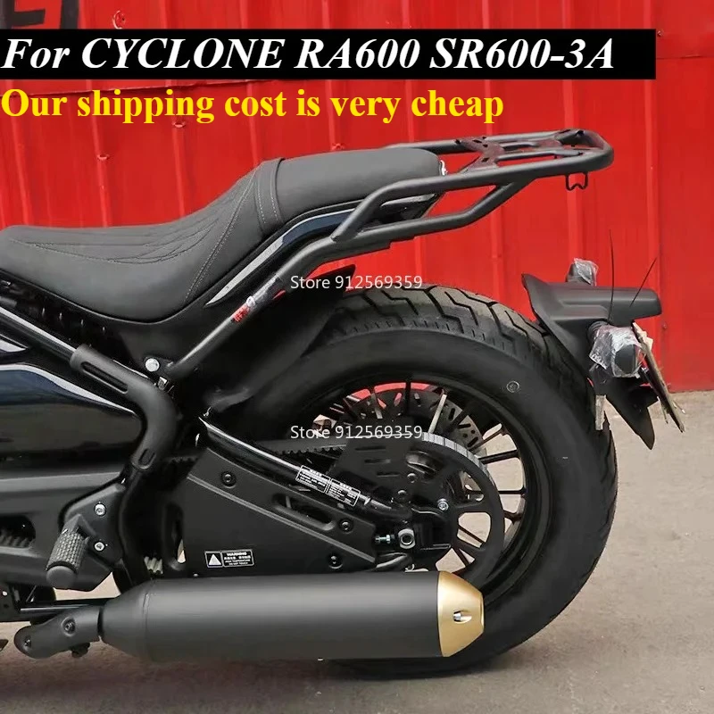

For CYCLONE RA600 SR600-3A RA 600 Motorcycle Rear Luggage Rack Carrier Shelf Top Box Holder Tailstock Carry goods Support