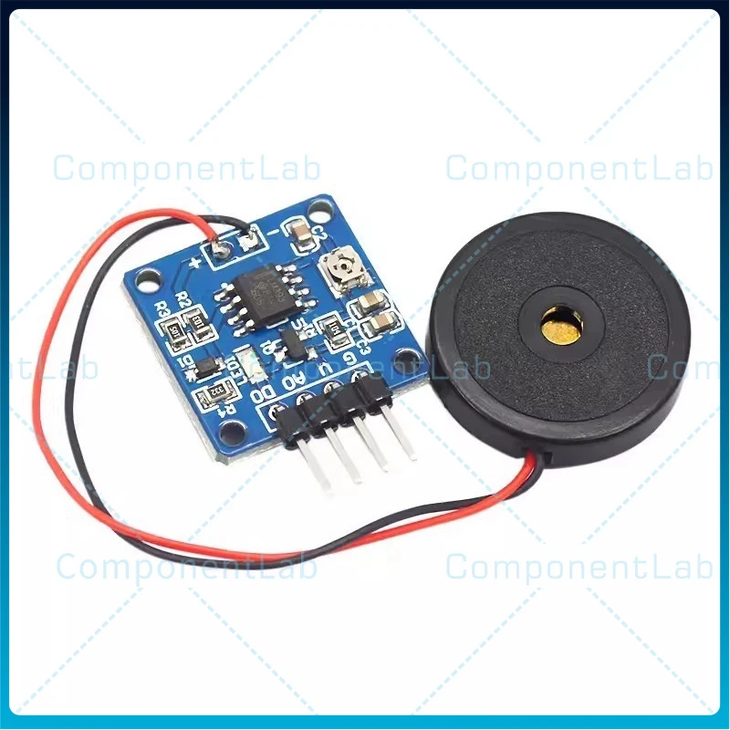 5-25PCS Piezoelectric/vibration sensor, piezoelectric ceramic sheet buzzer plate impact sensing electronic switch module