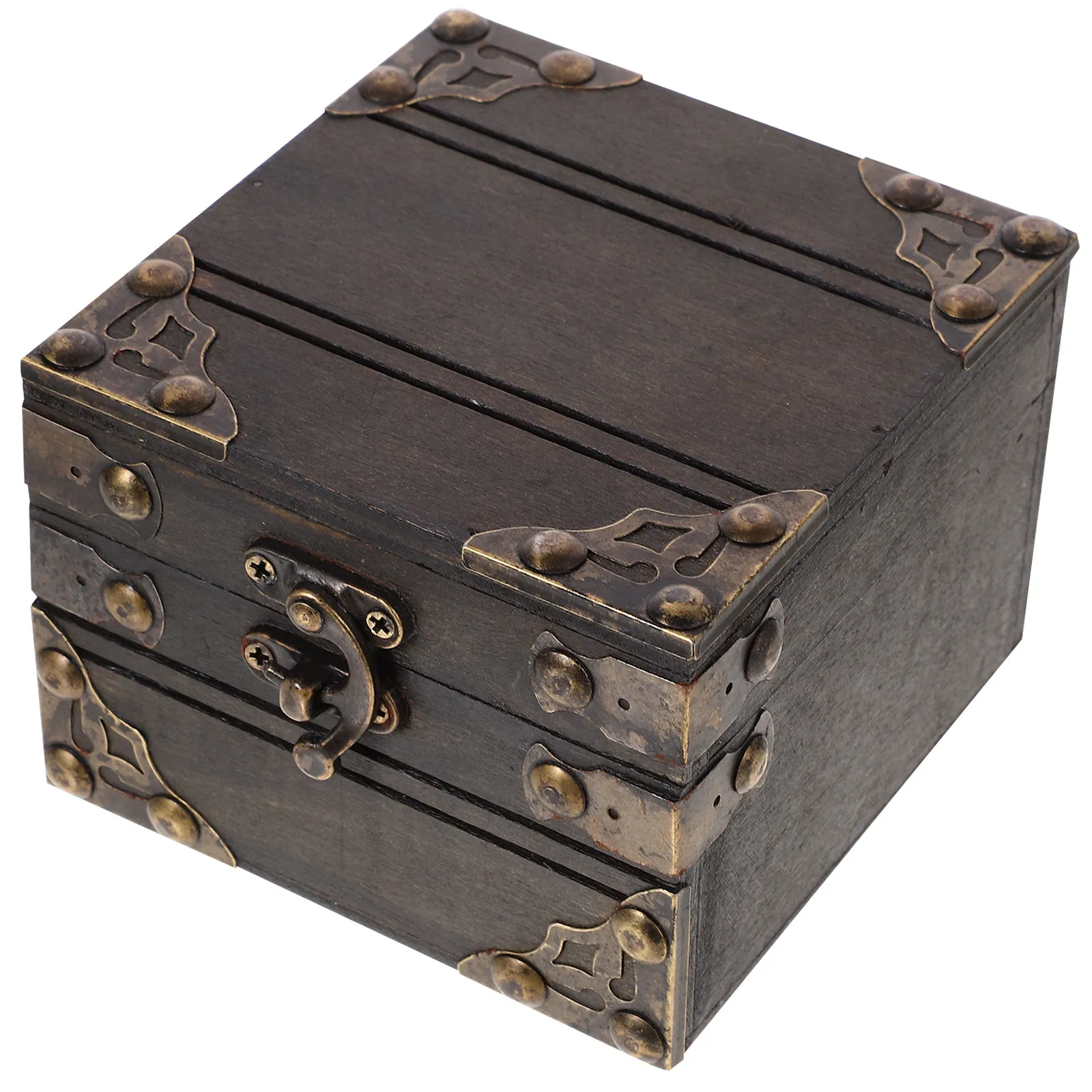 

Retro Treasure Box Vintage Wooden Storage Chest Jewelry Keepsake Box Home Decor Trinket Organizer Vintage Style Jewelry Storage