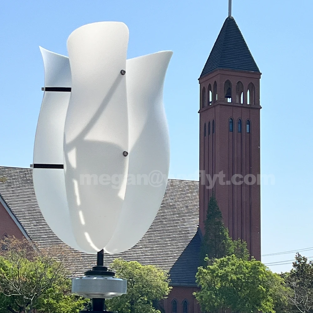 توربينات الرياح 230 فولت مجموعة كاملة 5000 واط 48 فولت 6KW مولدات الطاقة محور عمودي قوة قوية طاحونة مغناطيسية مع وحدة تحكم MPPT #1