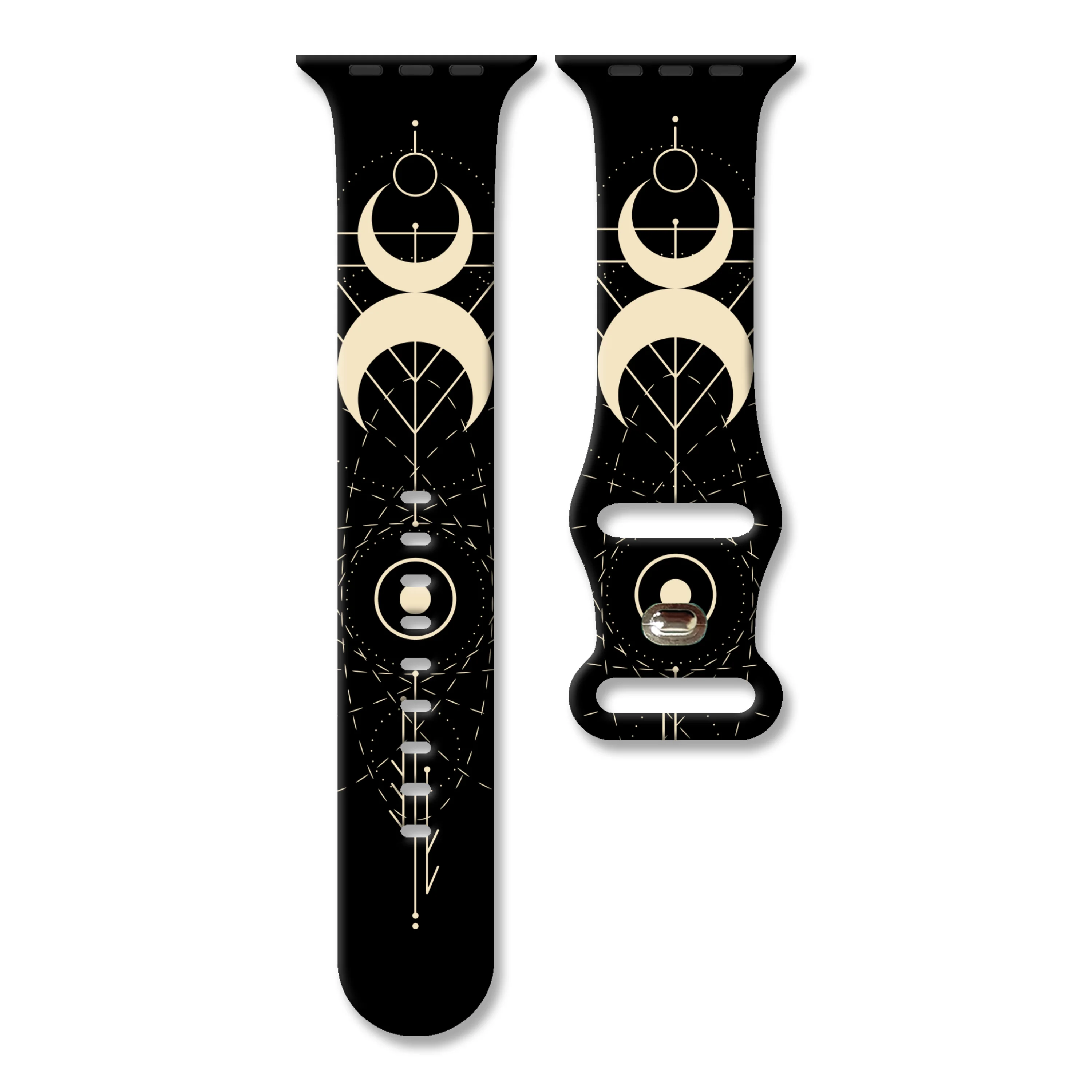 

Tarot pattern strap for Apple Watch 10 9 8 with replaceable strap iWatch 46mm 42mm 41mm 40mm 38mm strap.