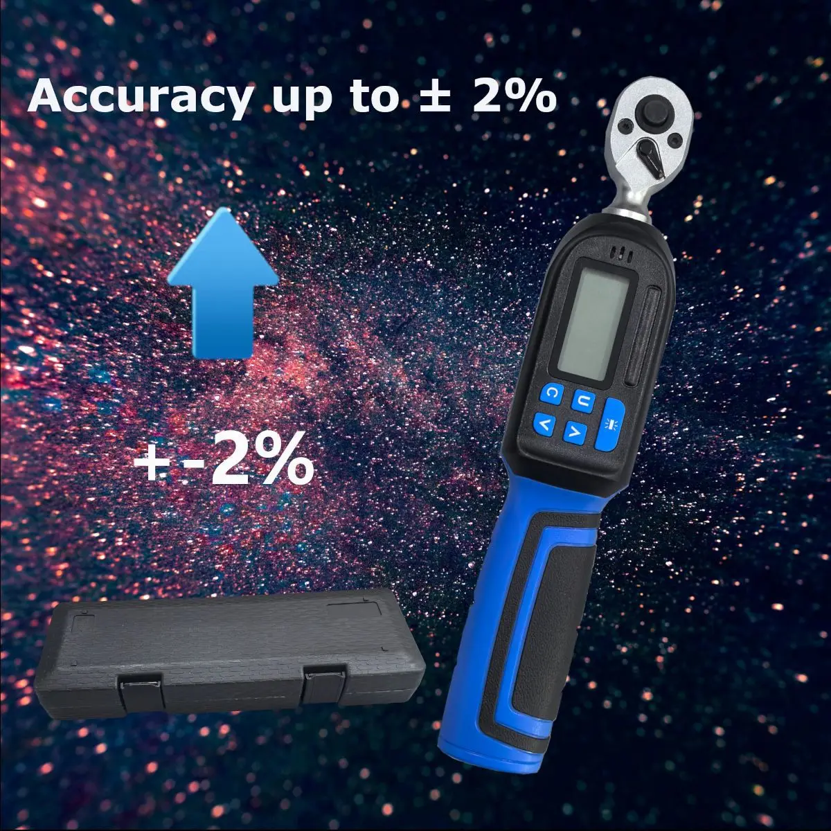 Digital torque wrench Adjustable Torque Wrench +-2% High Precision Electric Torque Wrench With Alarm Hardware  071