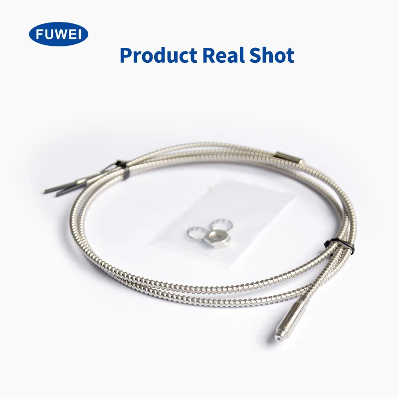 

FUWEI Boiler Baking Equipment FWGR-610 High-Temperature 350°C Fiber Optic Sensor M3 M4 M6 Reflective Fiber Optic Probe