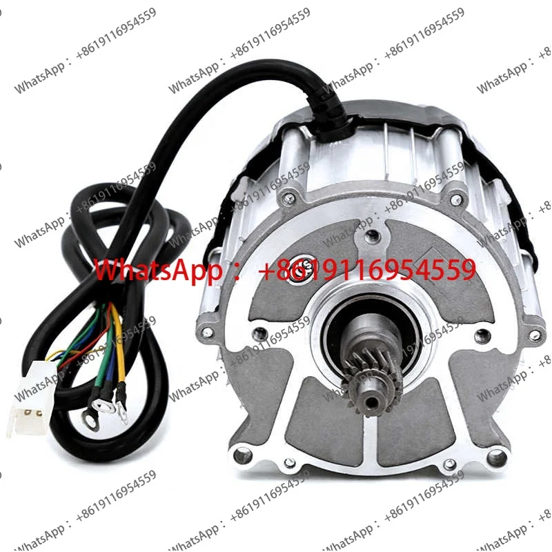 Automotive 5-hole 16-tooth 1500w Motor Controller Throttle 60v 72v Brushless Differential DC Motor Kit Speed 3200rpm