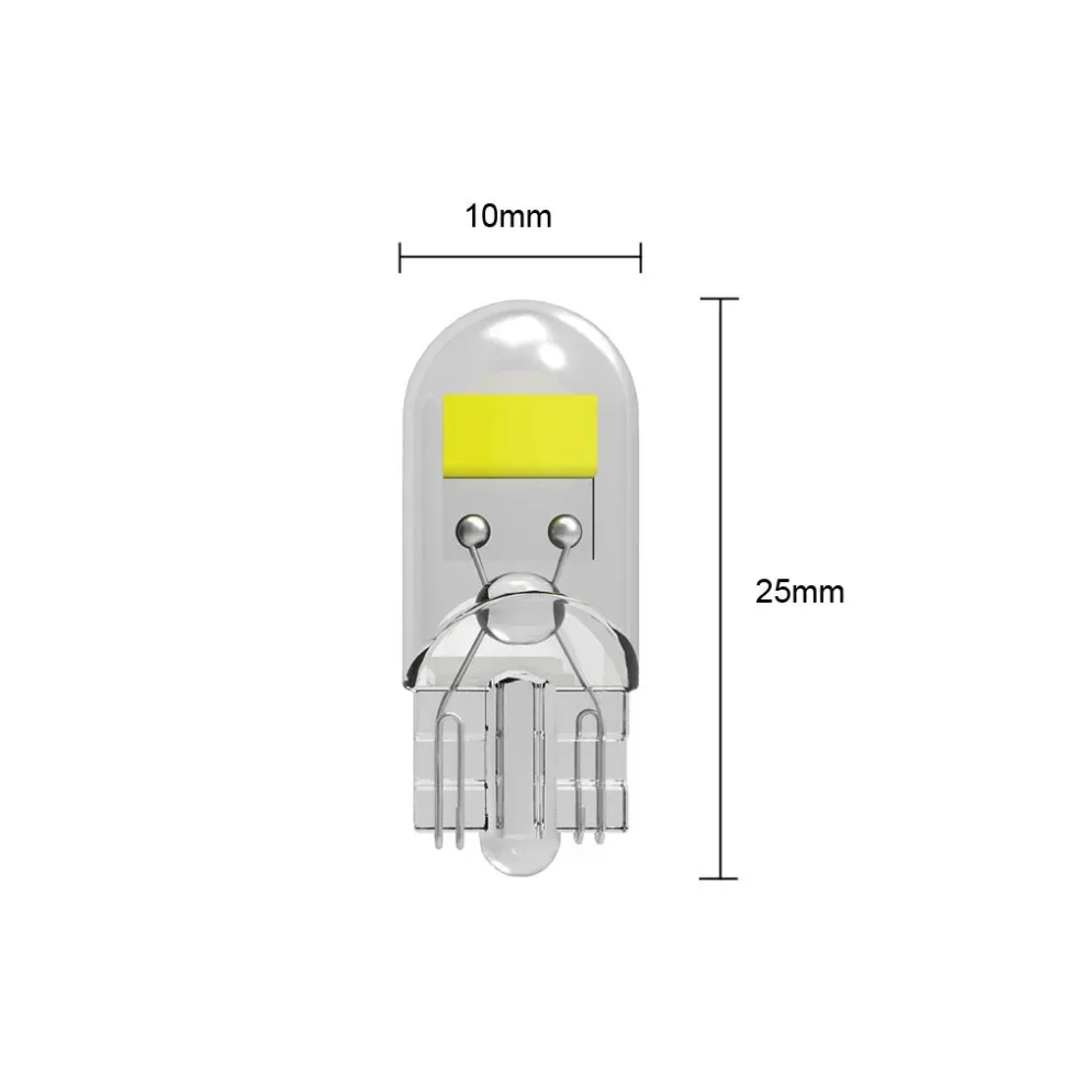 6pcs Car Headlights Led Bulbs T10 Car Instrument Bulbs Turn Signal Lamp Universal Auto Interior Dome Reading Bulb Accessories