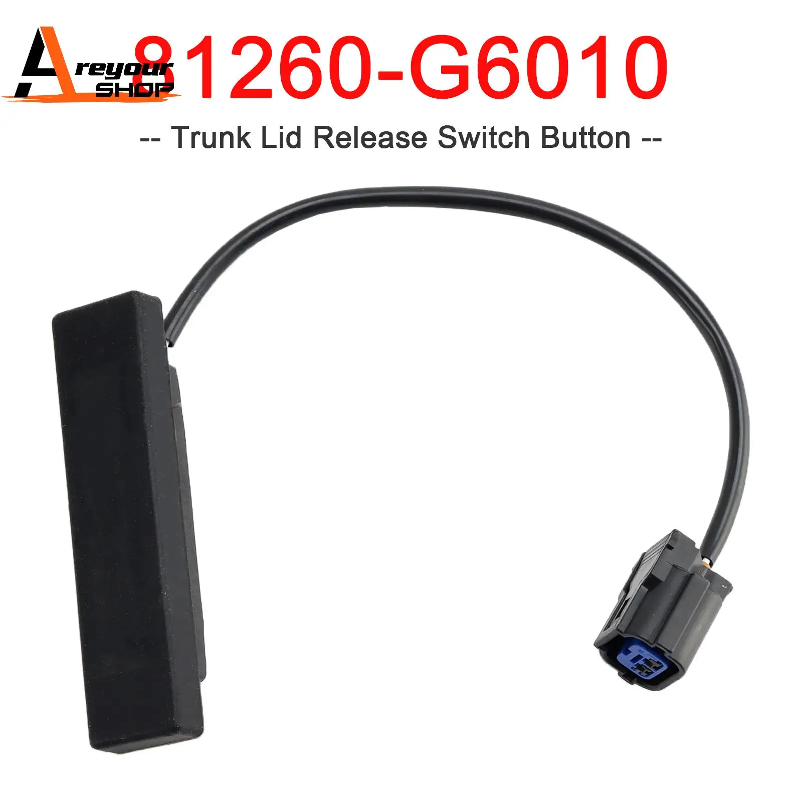 

Areyourshop Trunk Lid Release Switch Button for Hyundai Kona 2017-2023 81260-G6010
