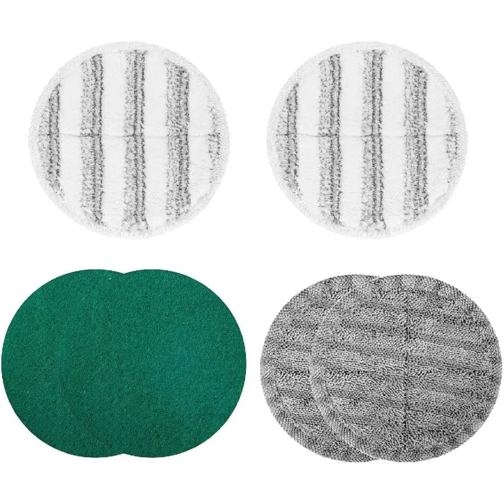 

6.3 inch Replacement Electric Mop Scrubber Pads - Set of 4