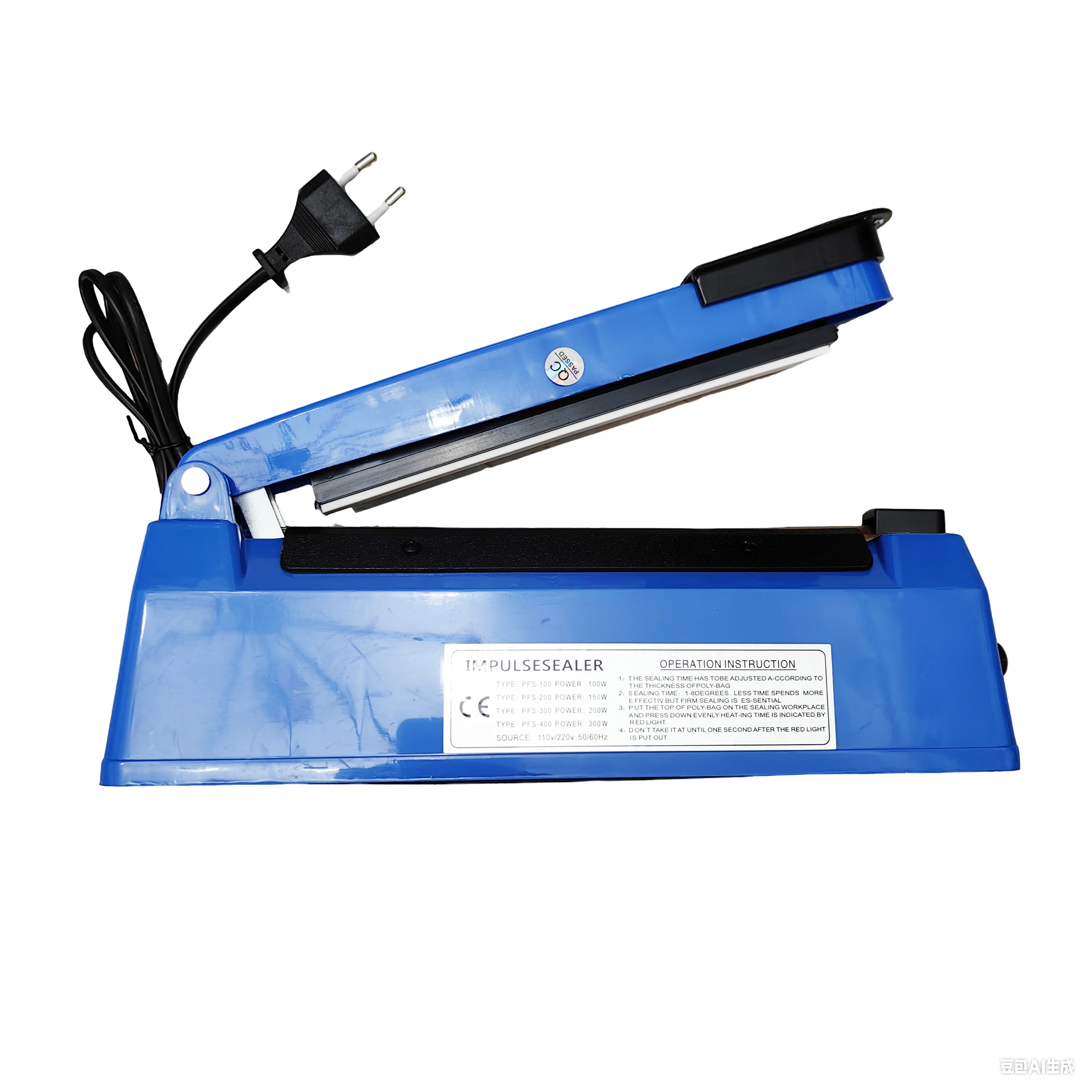 수동 임펄스 실러 열 씰링 기계 가열 실러 200mm/300mm 주방 식품 진공 가방 실러 비닐 봉투 포장 도구