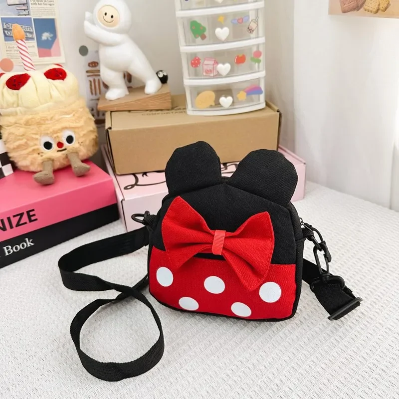 Disney Mickey Crossbody Purse Cute Minnie Mouse Crossbody Bag for Little Girls Mini Toddler Small Kids Shoulder Crossbody Cases