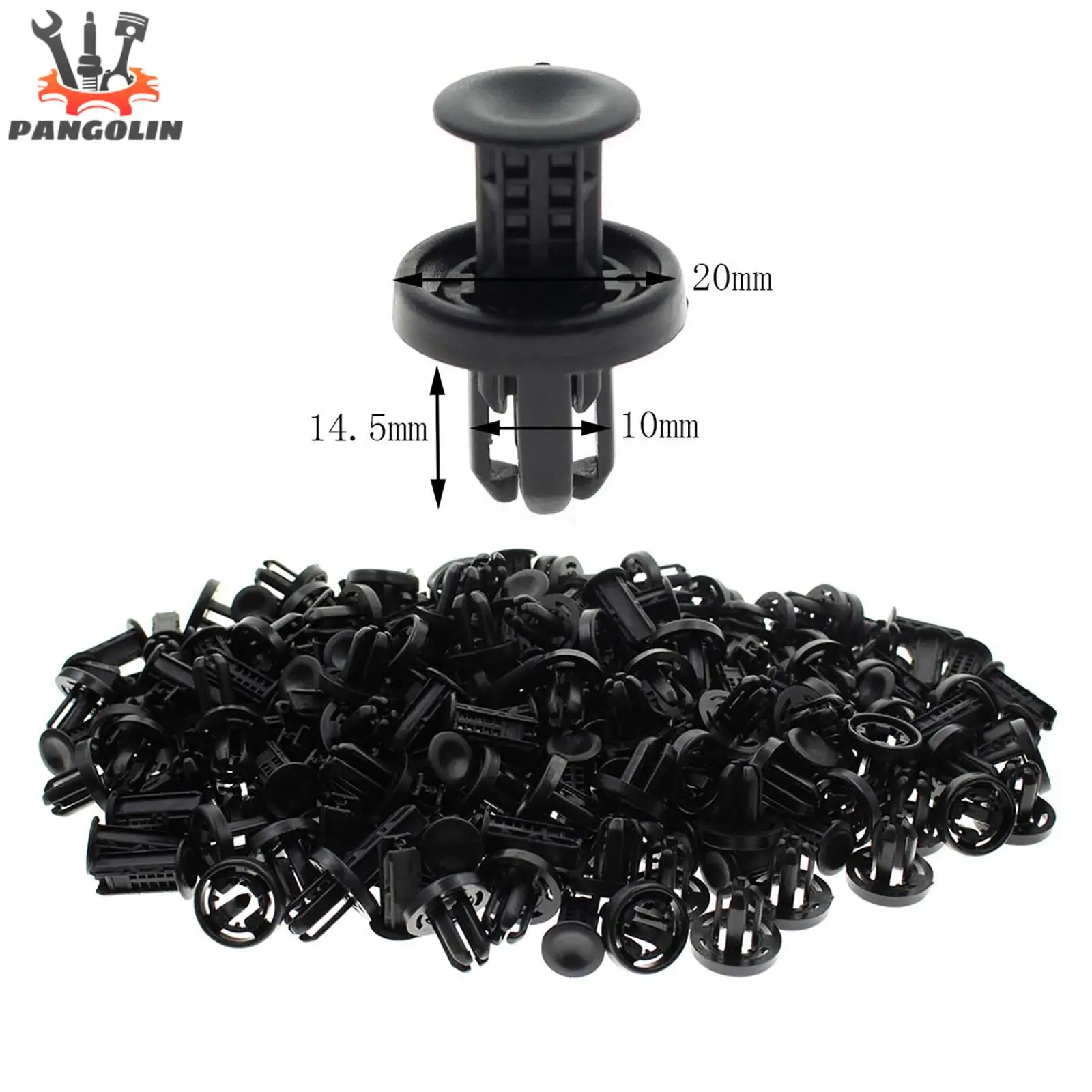 100 szt. Klipsy typu Push 91505-TM8-003 91505 tm8003 dla 2013-2018 Honda Acura Civic Acura RDX NSX RLX CR-V części do CR-Z ILX