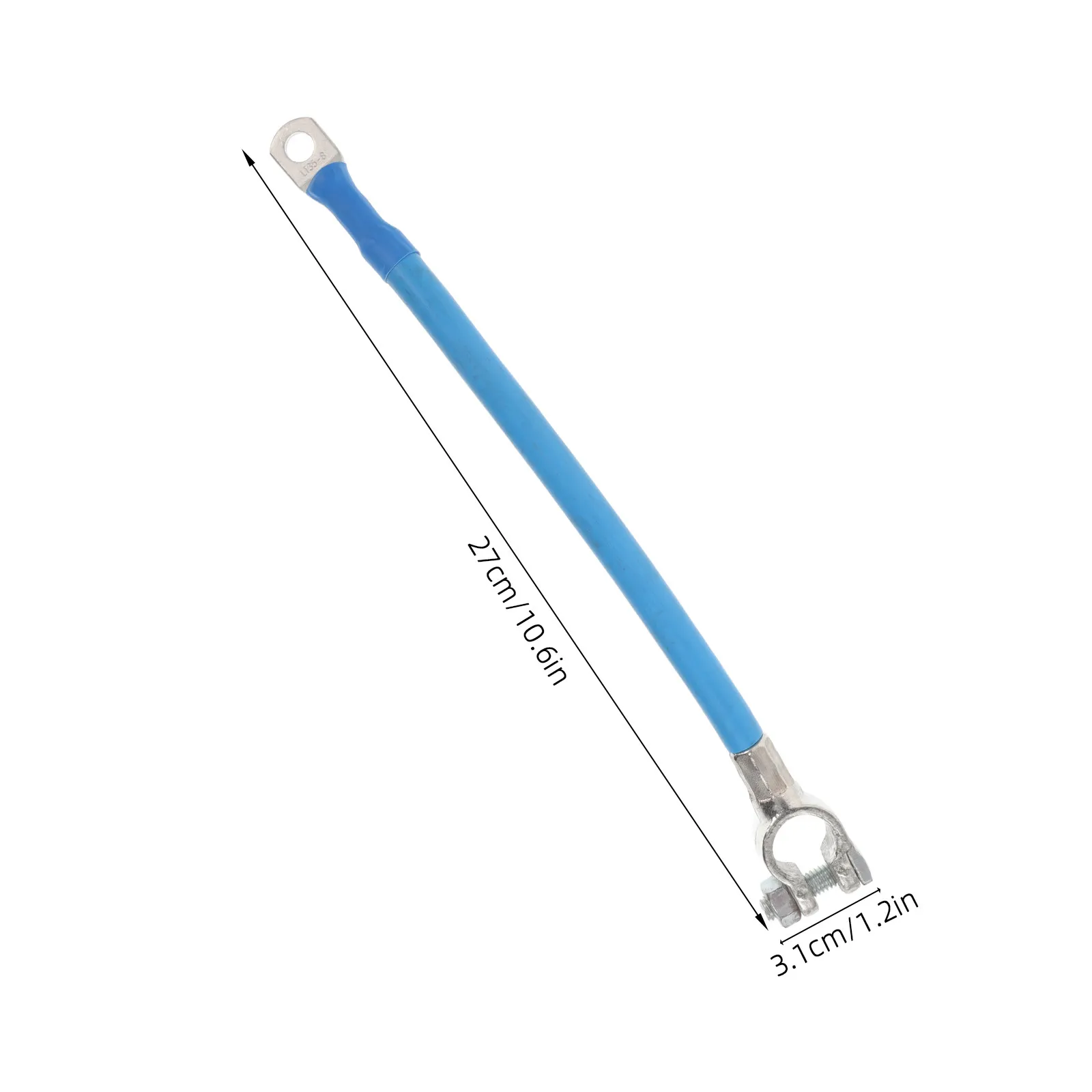 Heavy-Duty Automotive Grounding Wire Battery Extension Cable for Car Motorcycle Truck Rv Marine Use Pure Copper Ground Strap