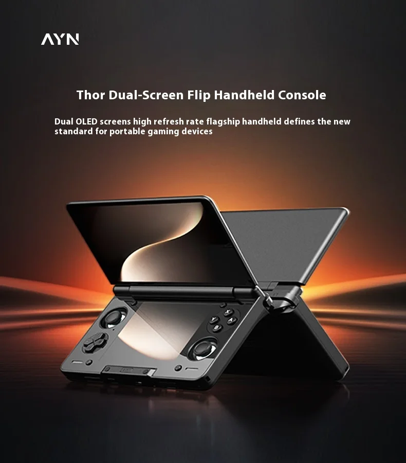 AYN Thor Dual Screen Flip Handheld Game Console 6