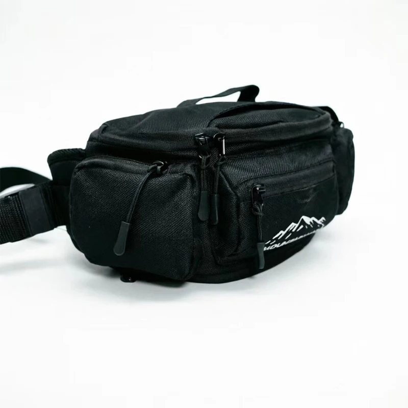 Motorcycle Waist Bag Men Women Waterproof Multiple pockets Purses Waist Pack Leg Bag Waist Motorbike Riding Belt Pack Male image 4