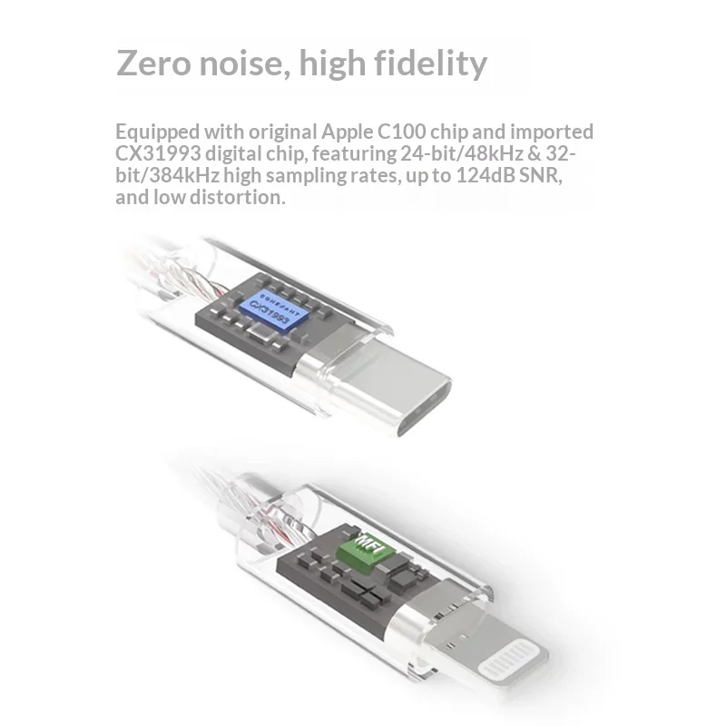 ZhuAudio X1Pro Portable Digital Audio Decoding Line Lossless Sound Quality Support Key Decoding Amp Zero Noise And High Fidelity