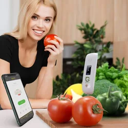 Upgraded Food Safety Monitor Greentest ECO Mini Mobile Phone Apps/ Bluetooth Detects Fruits Vegetables Meat Water and Radiation