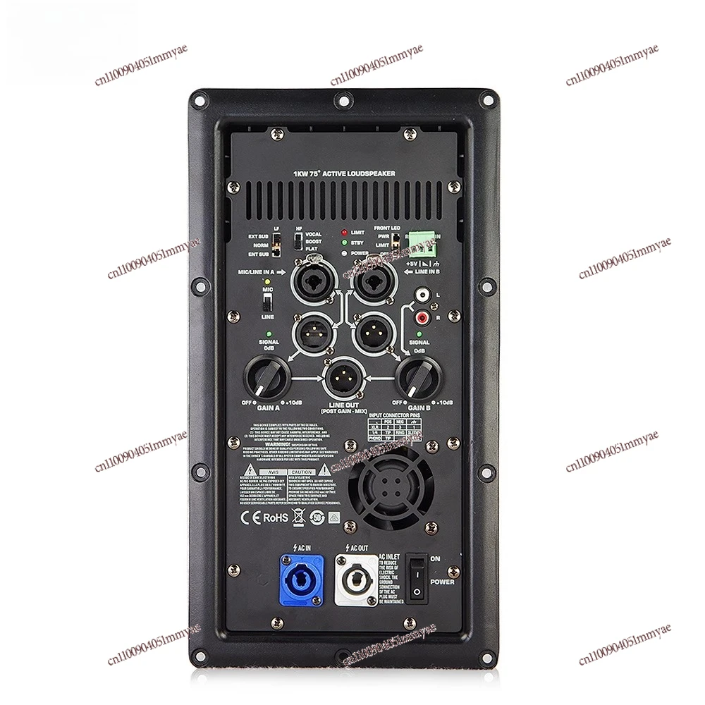 

12 Inch 15 Inch 18 Inch Professional Active Speaker Digital Power Amplifier Rear Panel Module