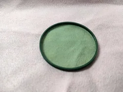 T1744 Green Color Flat Mineral Watch Crystal 32.7mm Round Glass with Waterproof Gasket for 116400