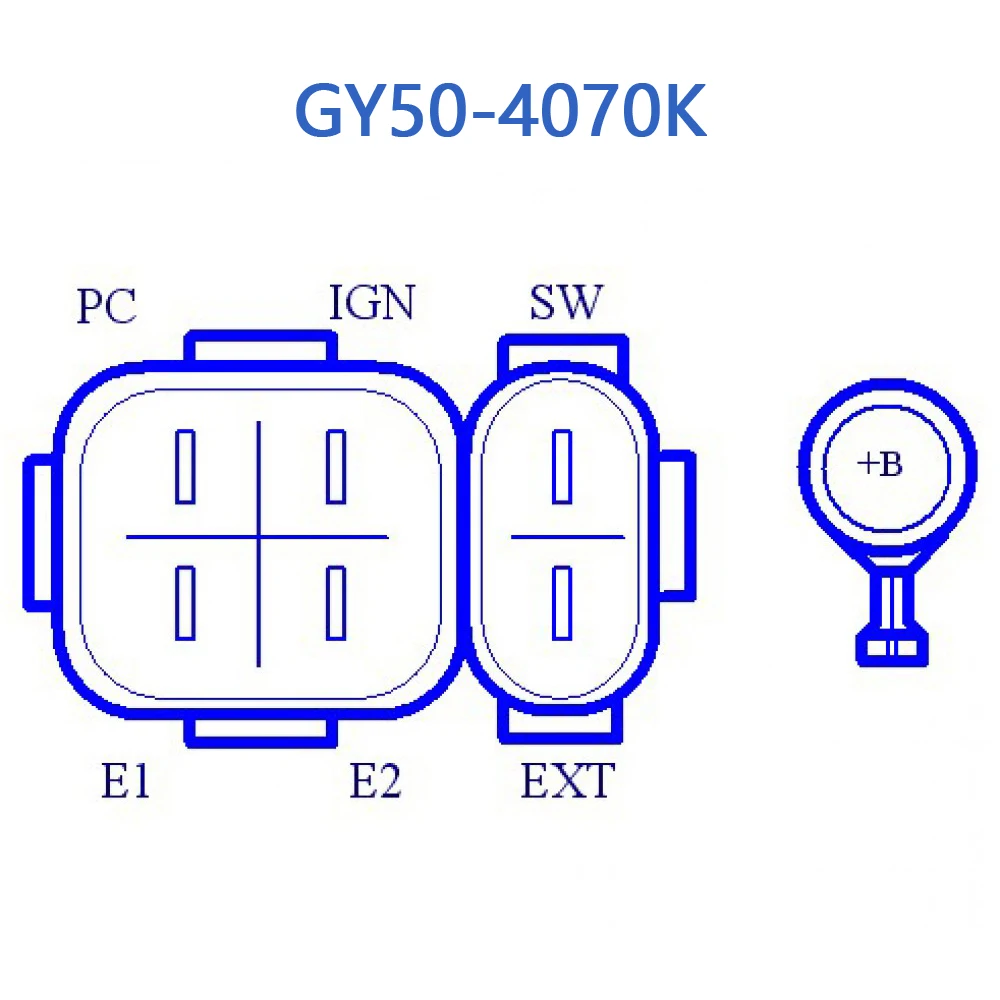 GY50-4070K GY6 DC Unrestricted CDI For GY6 50cc 4 Stroke Chinese Scooter Moped 1P39QMB Engine