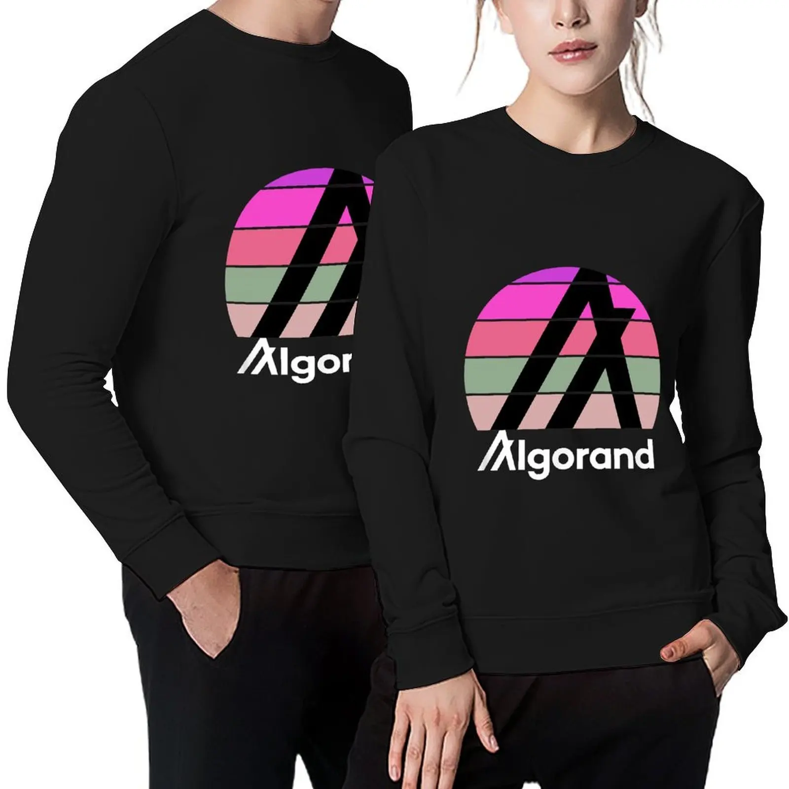 Algorand ALGO Logo Classic Pullover korean style clothes mens clothes mens clothing aesthetic clothing sports sweatshirt man