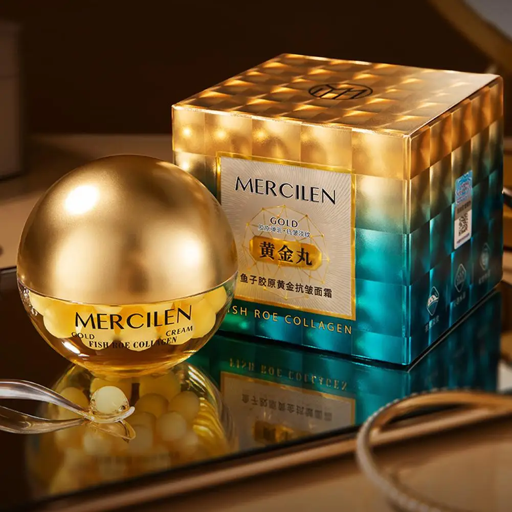 Mercilen Series Gold Fish Roe Collagen Cream/Essence/Mask Bosein Anti-Wrinkle Firming Hydrating Nourishing Skin Lightweight