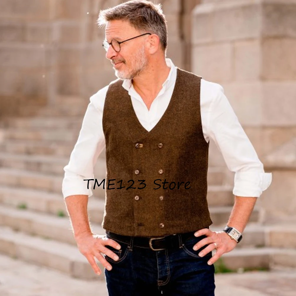 

Formal Suit Man Waistcoat Men Men's Woolen Vest Work Vests Man Dress Elegant Men's Suits Women's Classic Vest Mens Gilets Gilet