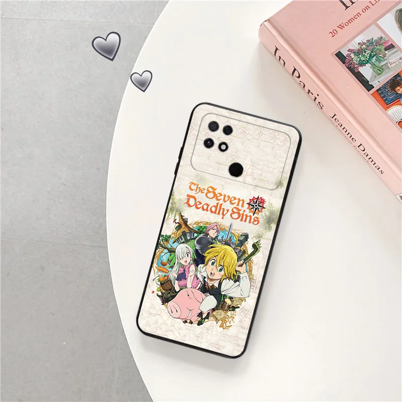 Silicone Soft Phone Case for Xiaomi Poco F5 X3 X4 X5 F3 F4 F1 M3 M4 M5 M5s C61 14 Pro Redmi A3 A3x The Seven Deadly Sins Cover image 5