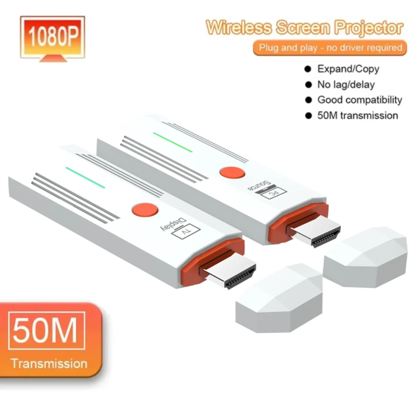 

HDMI-совместимый 50 м 1080P 5G беспроводная передача видео TX & RX удлинитель дисплея адаптер кабель экран для ноутбука камера ПК к телевизору
