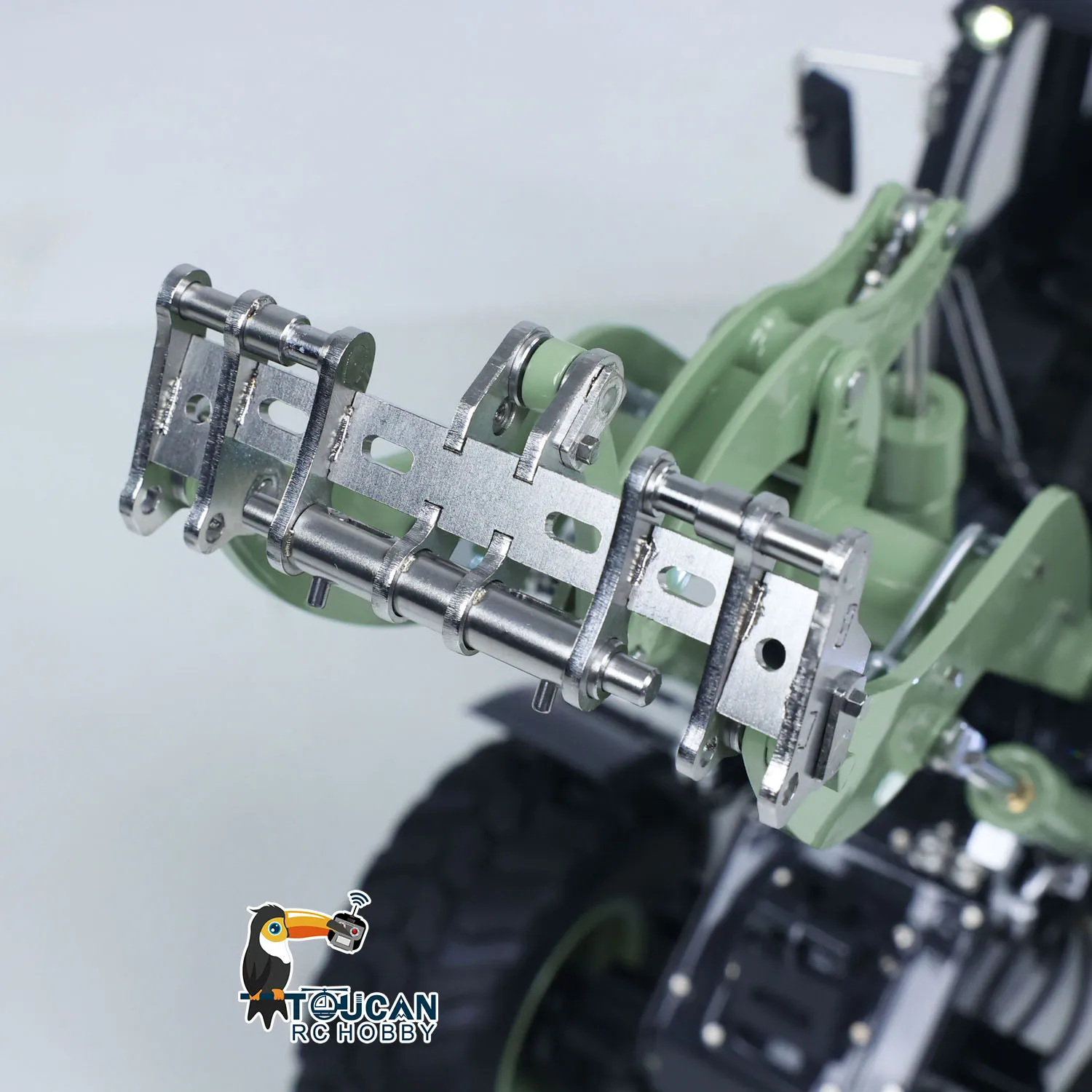 

LESU RTR Metal 1/14 Remote Control Hydraulic Loader Aoue WA100M-8 4CH Valve RC Engineering Vehicle Quick Coupler Lights Sounds