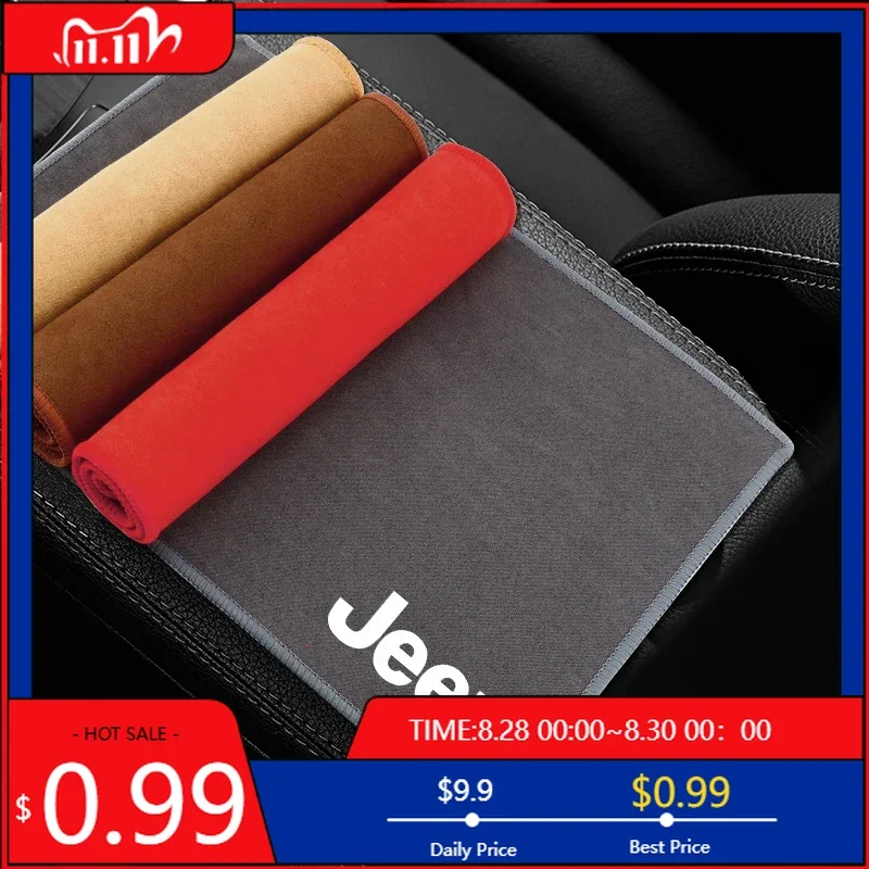 

Подстаканники из микрофибры, полотенце, аксессуары для ухода за автомобилем для Jeep Renegade Compass Grand Cherokee Wrangler jk Gladiator Patrio