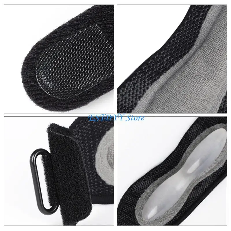 G6DE Breathable Double Strap Knee Brace Pressure Relief Support Flexible Knee Stabiliser For Training Outdoor Activity