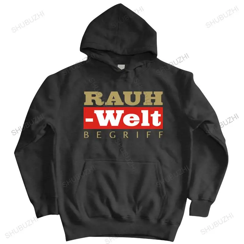 fashion brand winter hoodies Copy of Minty Mint RWB Rauh Welt Begriff Logo male hooded zipper warm jacket