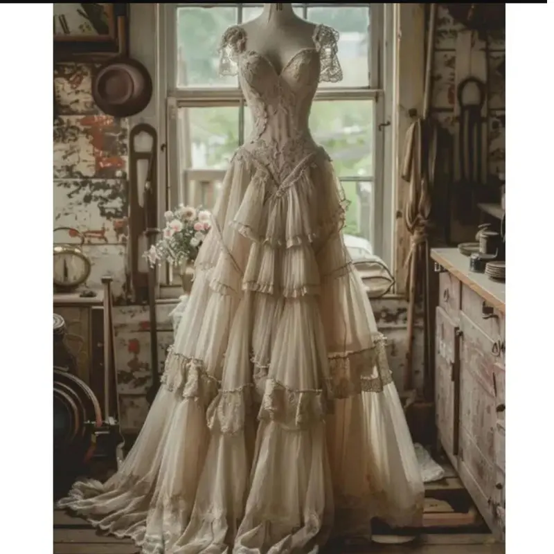 

Custom-Made Victorian Dress New Year Cosplay Costume M-030 Elegant Period-Inspired Garment for Special Occasions