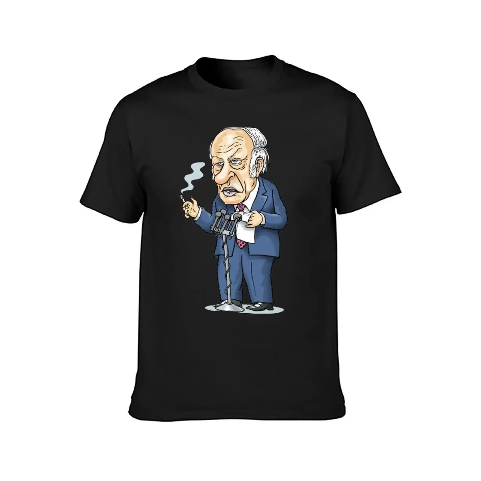 René Lévesque T-Shirt designer shirts tops cotton graphic tees T-shirt men