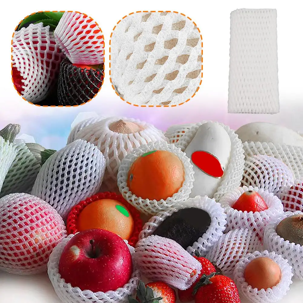 290/340pcs Foam Net Sleeve Pocket Shockproof Dedicated Packing Fragile Bag Items Transport Vegetable Mesh Fruit I2v8